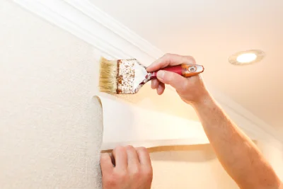 Pose de papier peint au Pasquier — revêtements muraux et toiles de verre